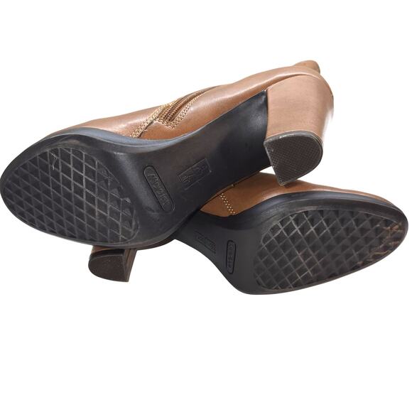 Aerology by Aerosoles Women's Shoes 7 brown Closed Toe Ankle Boots Booties - Picture 7 of 8